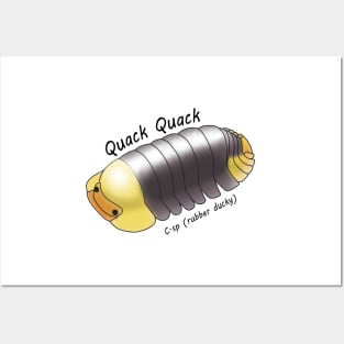 Cubarisrubber ducky quack quack Posters and Art